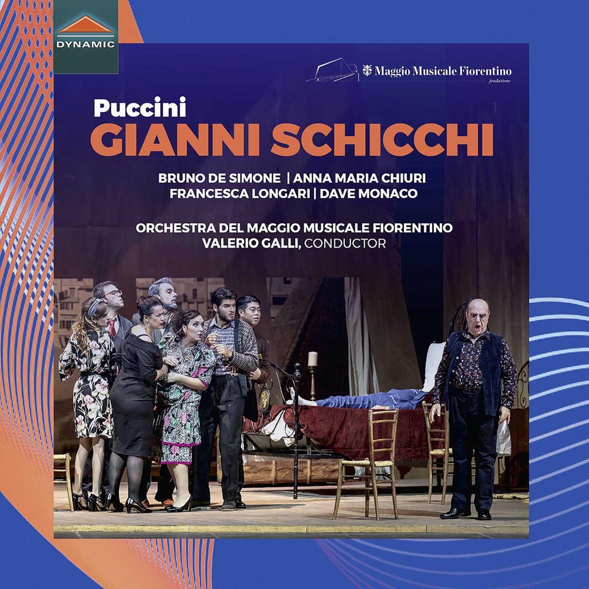 Puccini: Gianni Schicchi, SC 88 (Live) by Bruno De Simone, Francesca Longari, Anna Maria Chiuri, Dave Monaco, Orchestra del Maggio Musicale Fiorentino & Valerio Galli album cover