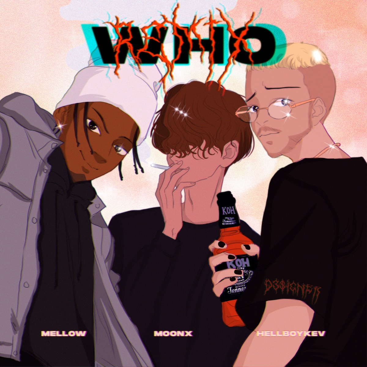 Who (Remix) [feat. Moonx & Mellow] - Single by HellBoyKEV album cover