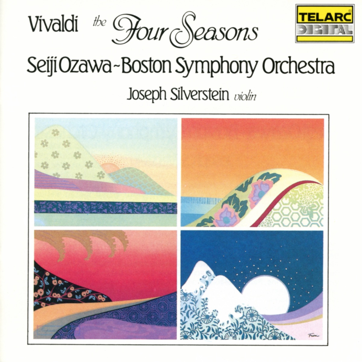 Vivaldi: The Four Seasons by Seiji Ozawa, Boston Symphony Orchestra & Joseph Silverstein album cover