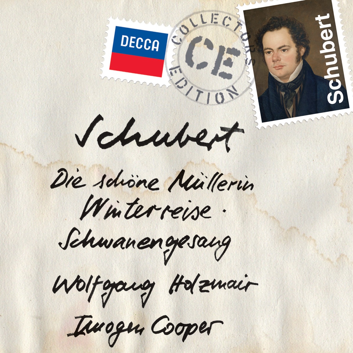 Schubert: Die schöne Müllerin, Winterreise & Schwanengesang by Wolfgang Holzmair & Imogen Cooper album cover
