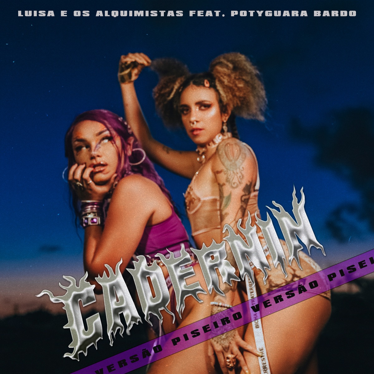 Cadernin (feat. Potyguara Bardo) [Versão Piseiro] - Single by Luísa e os Alquimistas album cover