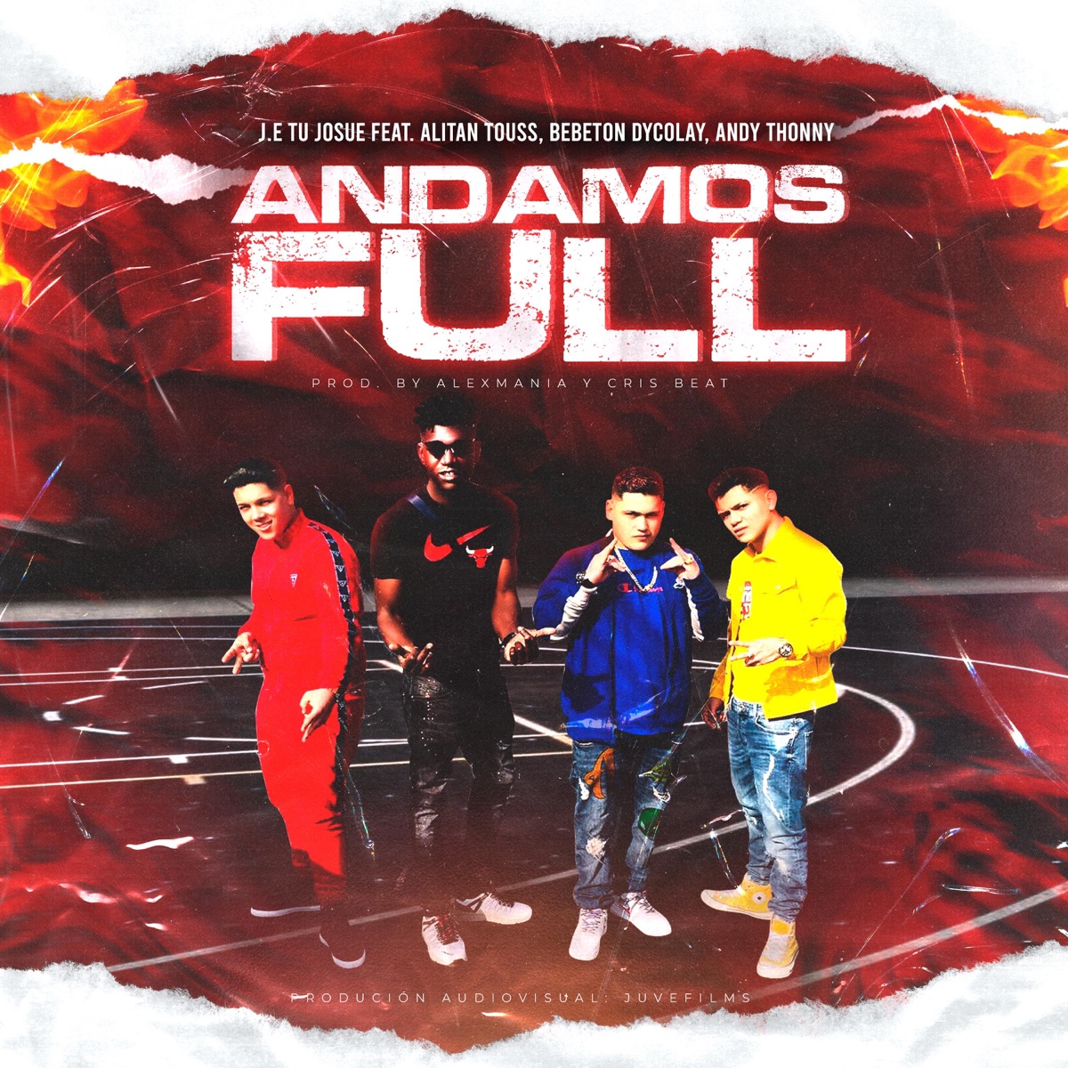Andamos Full (feat. Alitan Touss, Bebeton Dycolay & Andy Thony) - Single by J.E Tu Josue album cover
