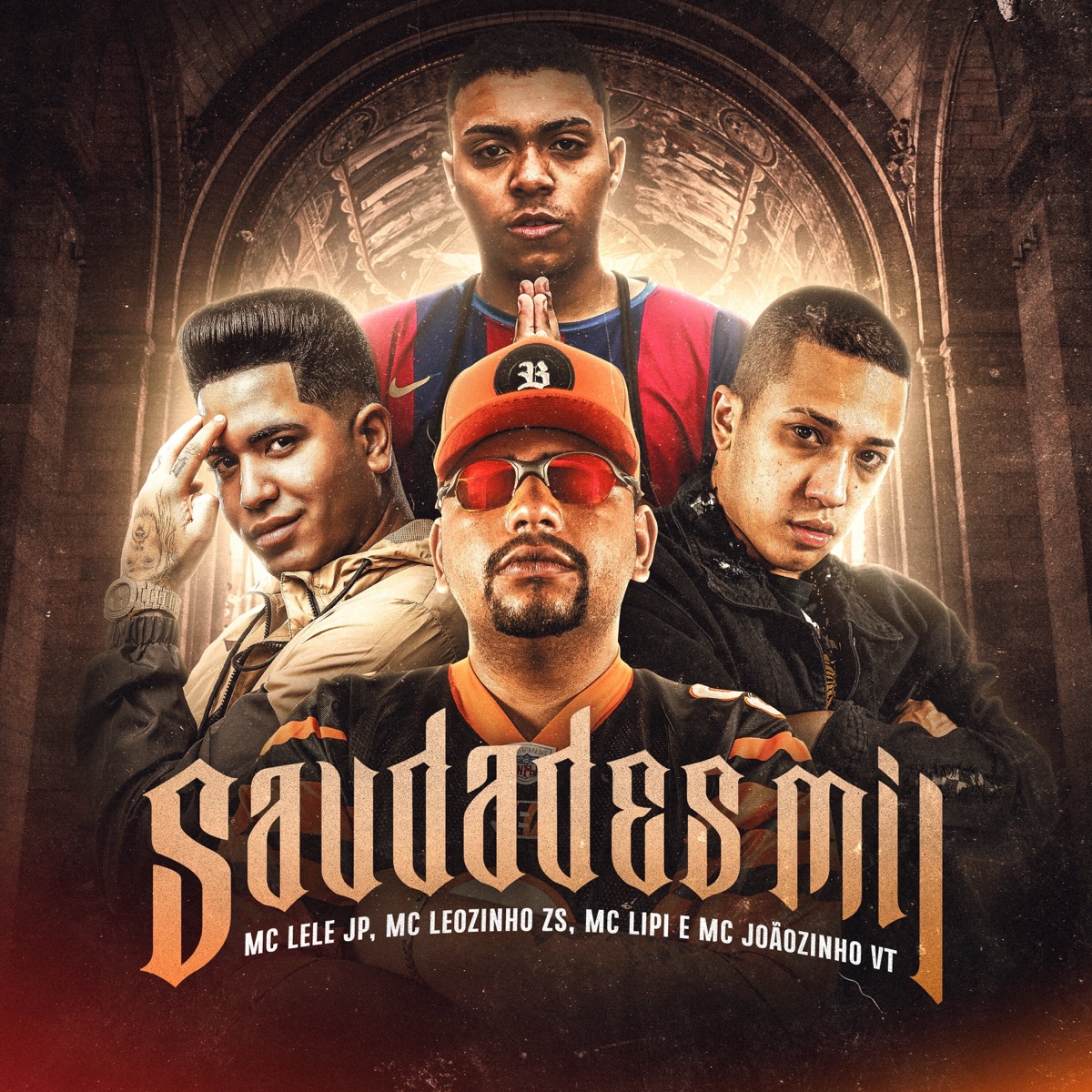 Saudades Mil - Single by MC Leozinho ZS, MC Joãozinho VT & MC Lele JP album cover