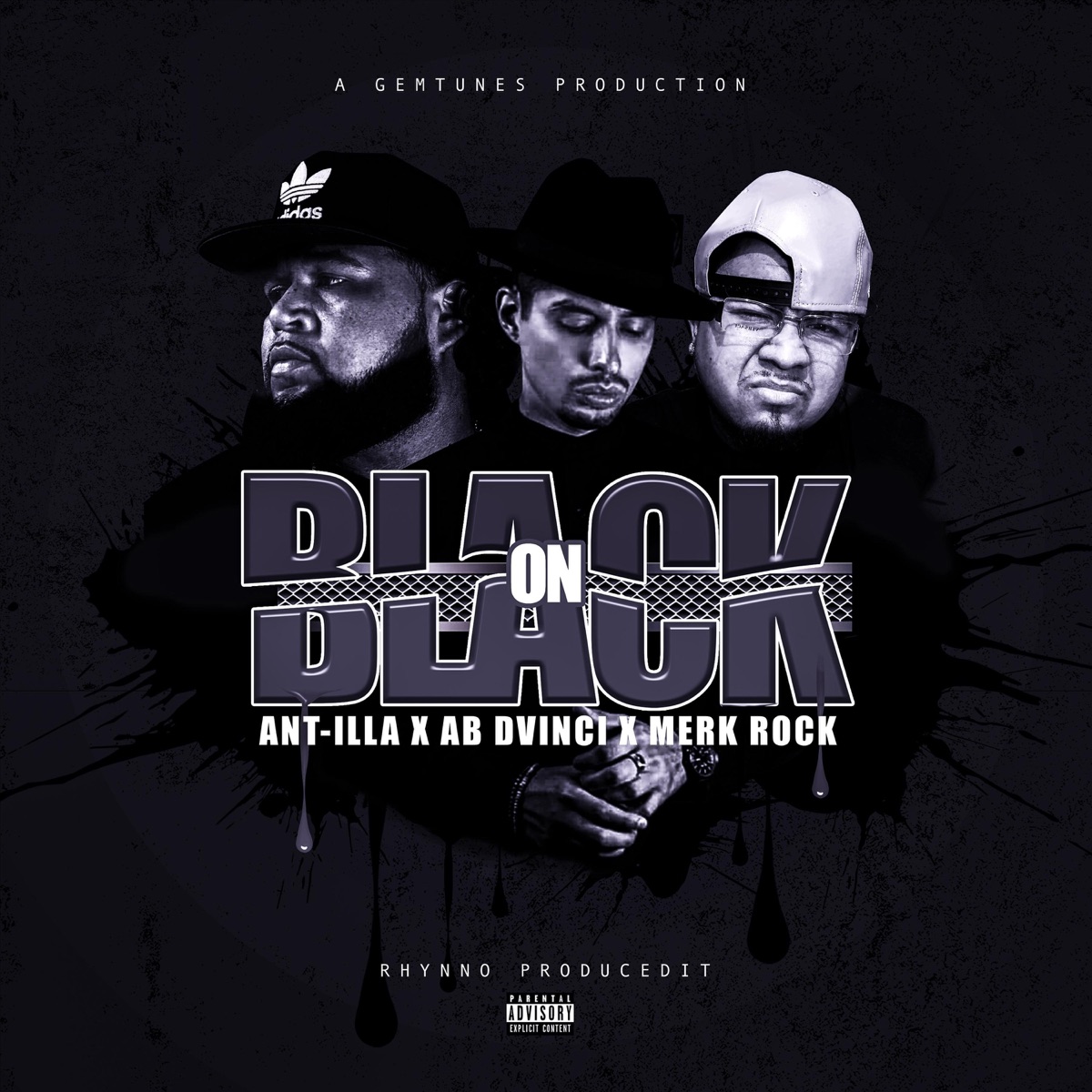 Black on Black - Single by Ab Dvinci, Ant-Illa & Merk Rock album cover