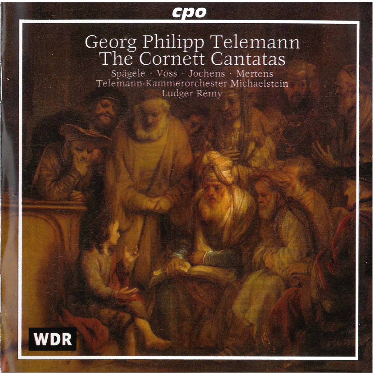 Telemann: The Cornett Cantatas by Ludger Rémy, Leipzig Blaser-Collegium & Michaelstein Telemann Chamber Orchestra album cover