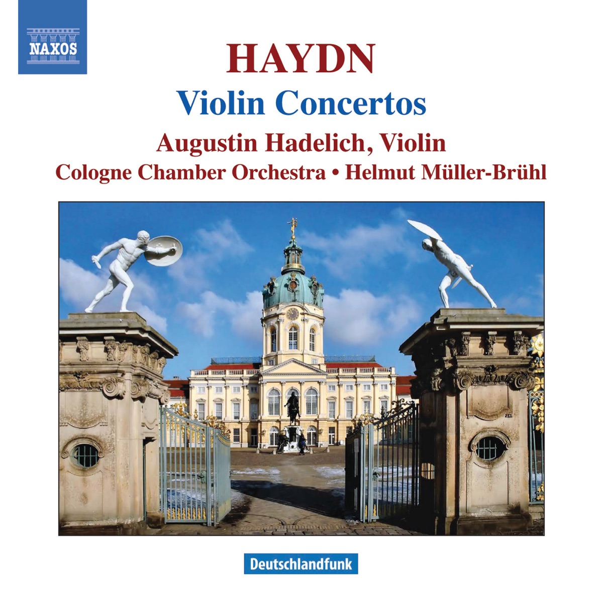 Haydn: Violin Concertos Nos. 1, 3 & 4 by Augustin Hadelich, Helmut Müller-Brühl & Cologne Chamber Orchestra album cover