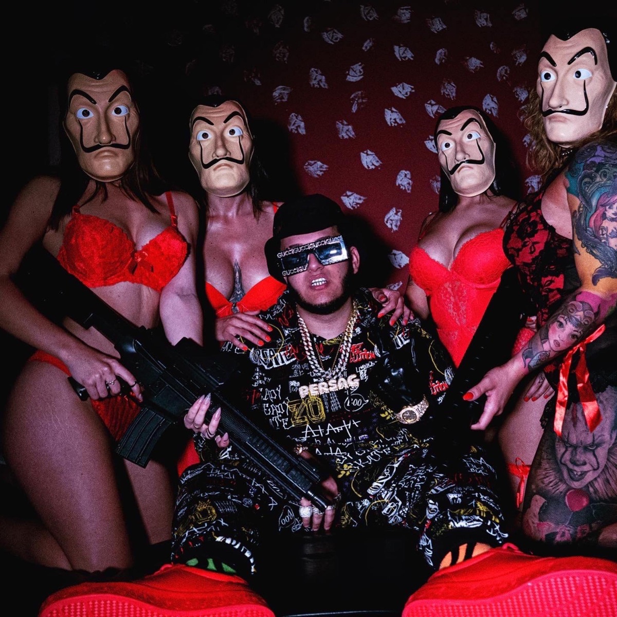 Rojo (feat. crazy rich) - Single by Persa G album cover