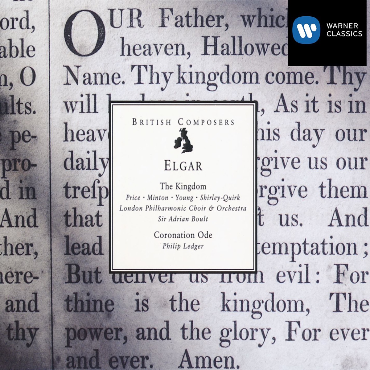 Elgar - Choral Works by Alexander Young, Alfreda Hodgson, Dame Felicity Lott, The Choir of King's College, Cambridge, London Philharmonic Choir, London Philharmonic Orchestra, Dame Margaret Price, Philharmonia Orchestra, Sir Philip Ledger, Richard Morton, Sir Adrian Boult & Yvonne Minton album cover