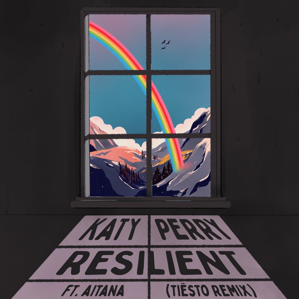 Resilient (Tiësto Remix) [feat. Aitana] - Single by Katy Perry & Tiësto album cover