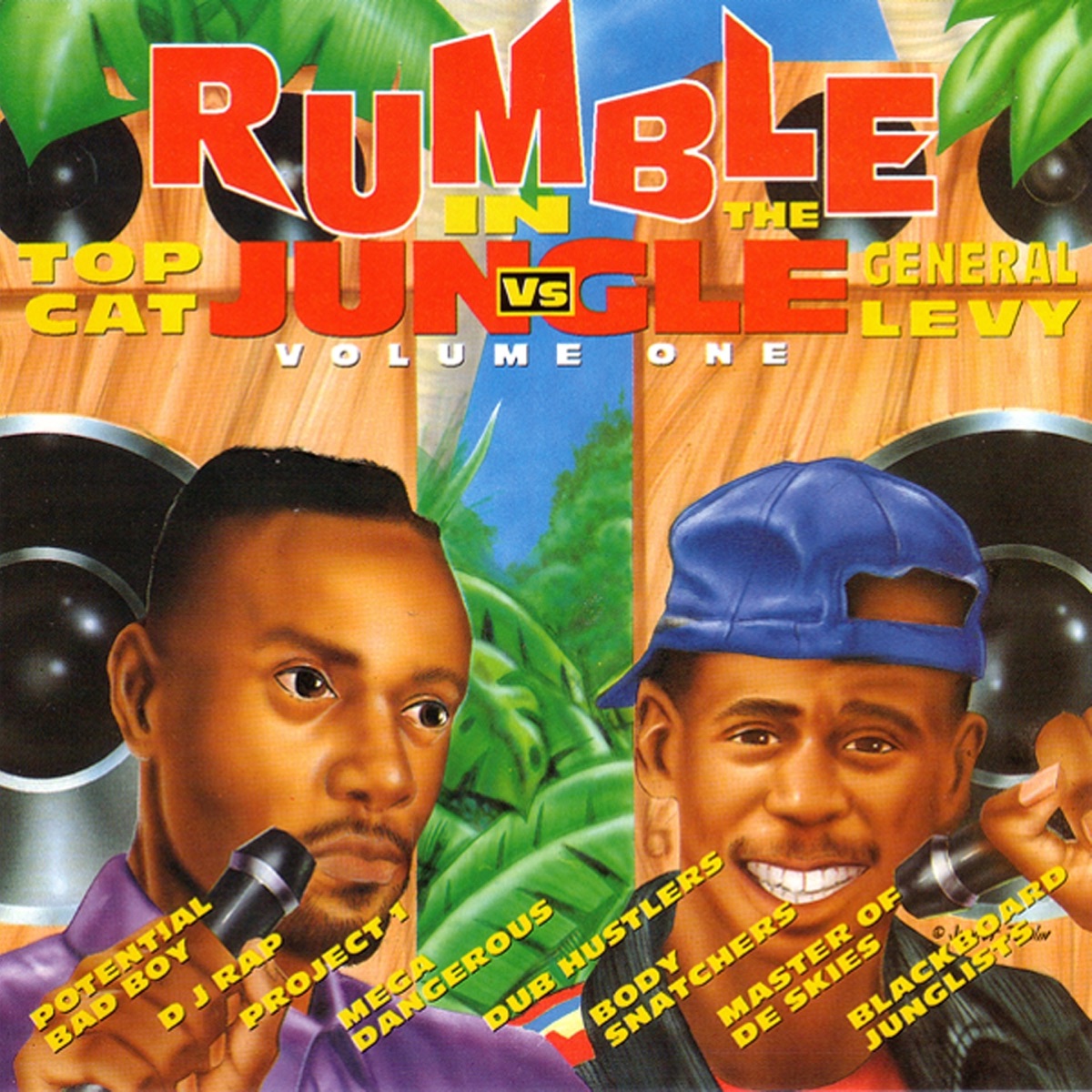 Rumble in the Jungle by Top Cat & General Levy album cover