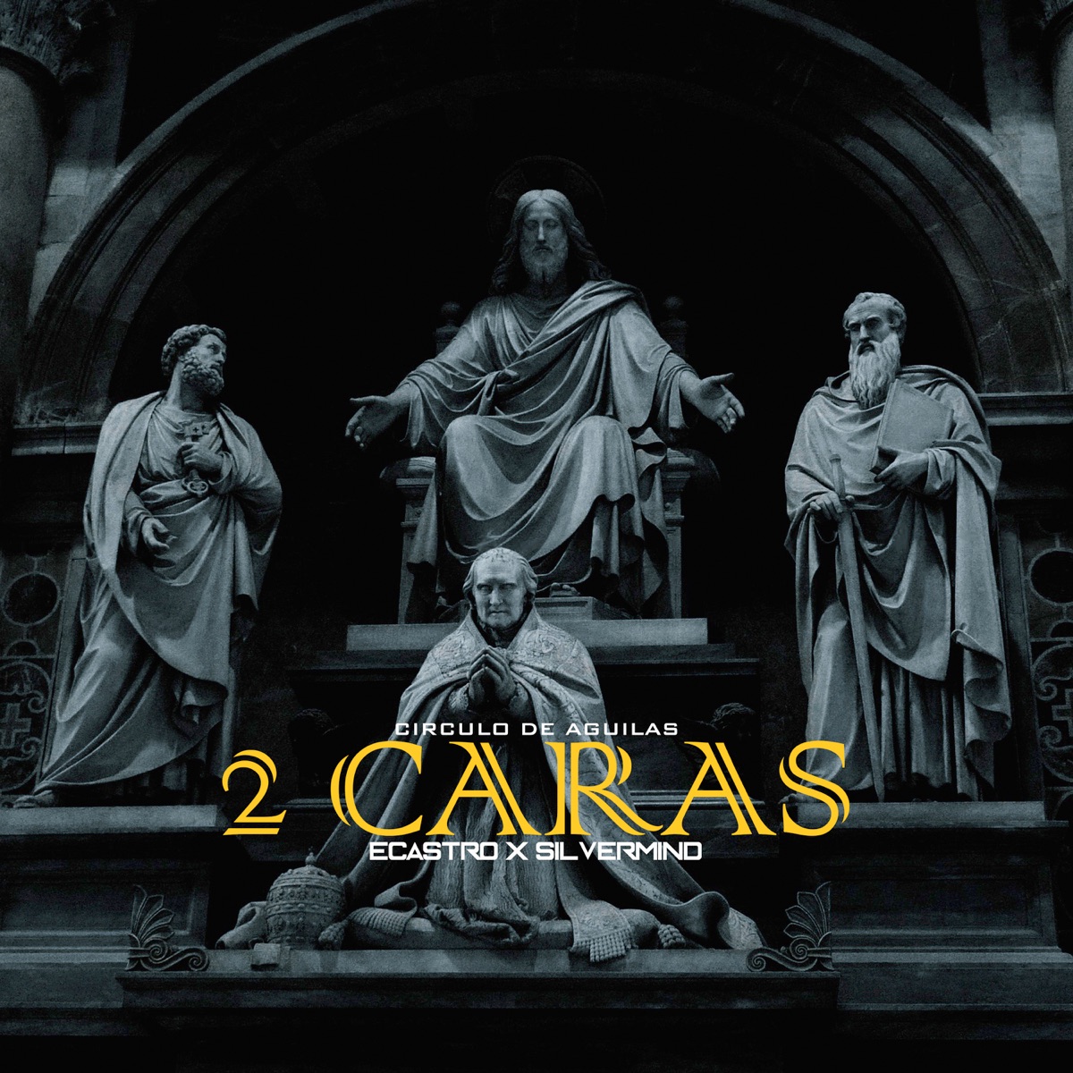 2 Caras - Single by Circulo De Aguilas, E. Castro & Silver Mind album cover