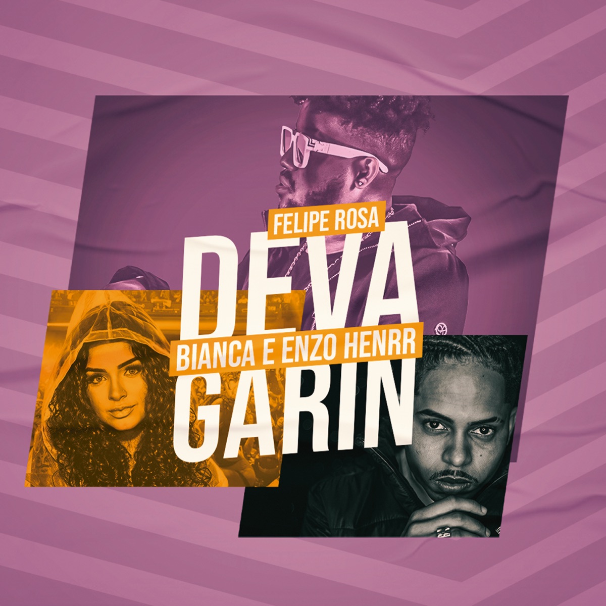 Devagarin - Single by Felipe Rosa, Bianca & Enzo Henrr album cover