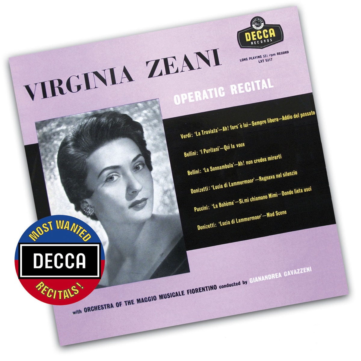 Virginia Zeani - Operatic Recital by Virginia Zeani album cover
