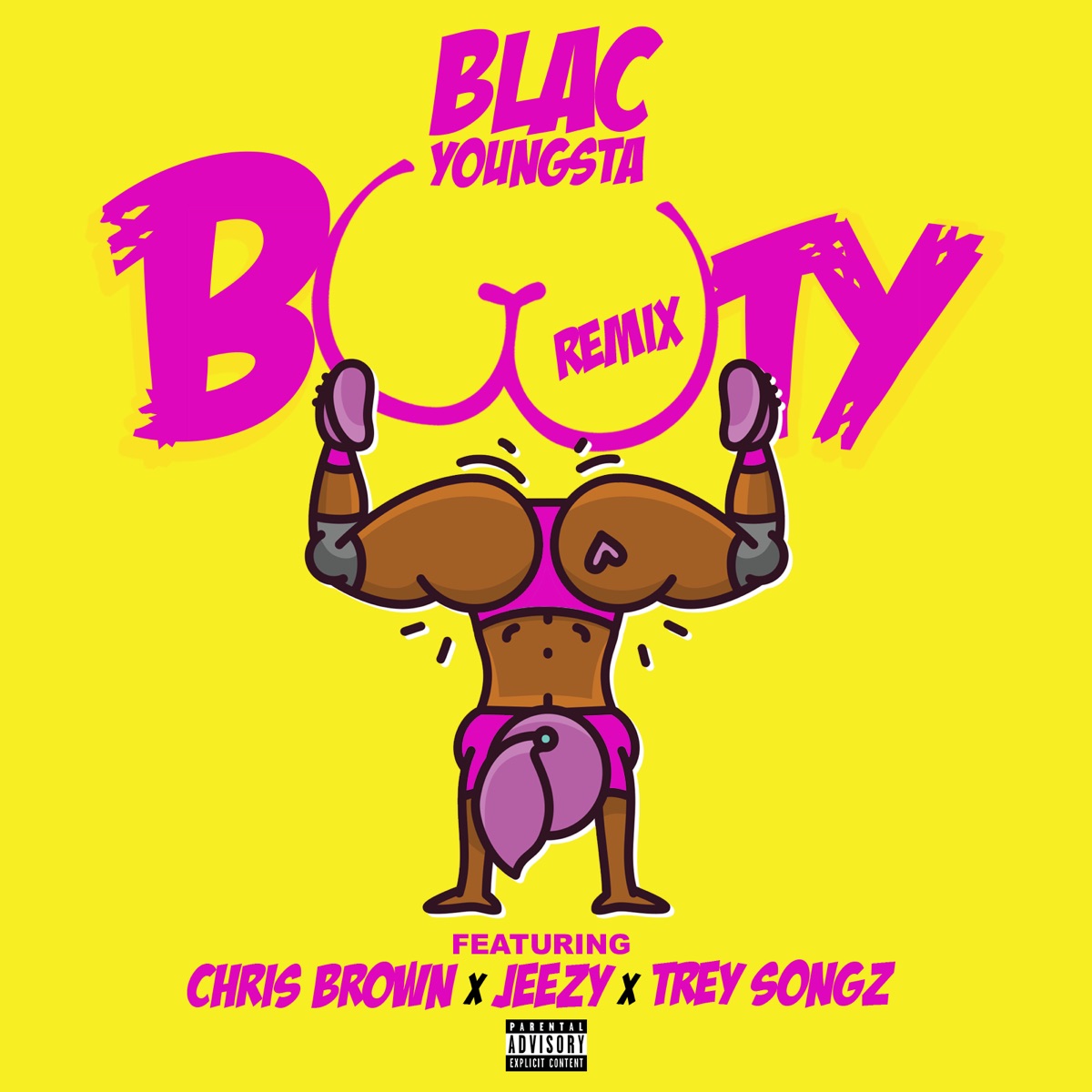 Booty (feat. Chris Brown, Jeezy & Trey Songz) [Remix] - Single by Blac Youngsta album cover