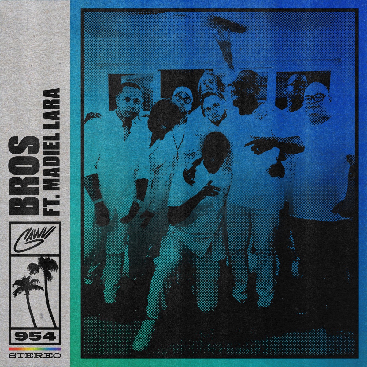 Bros (feat. Madiel Lara) - Single by GAWVI album cover