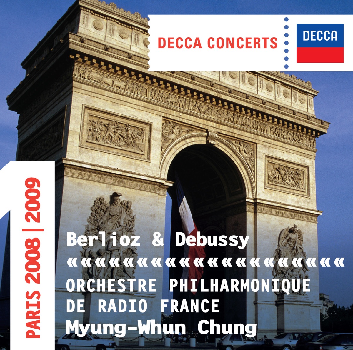 Berlioz: Le Carnaval Romain & La Mort de Cléopâtre - Debussy: Le Martyre de Saint Sébastien & La Mer by Béatrice Uria-Monzon, Orchestre Philharmonique de Radio France & Myung-Whun Chung album cover