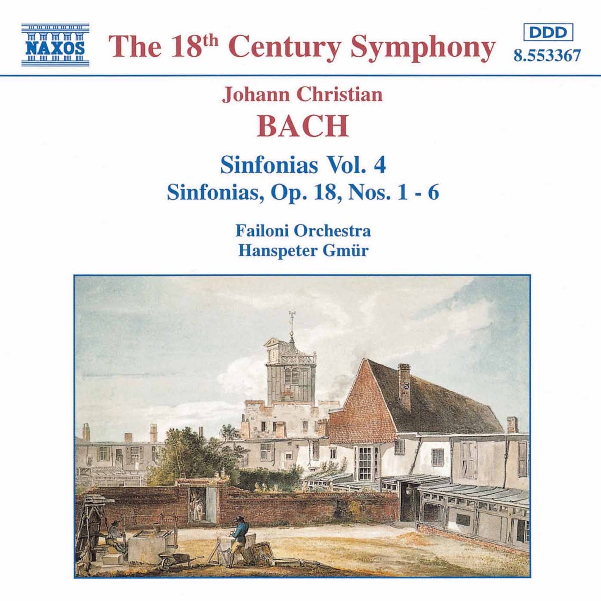 Bach: Sinfonias, Vol. 4 by Failoni Orchestra & Hanspeter Gmür album cover