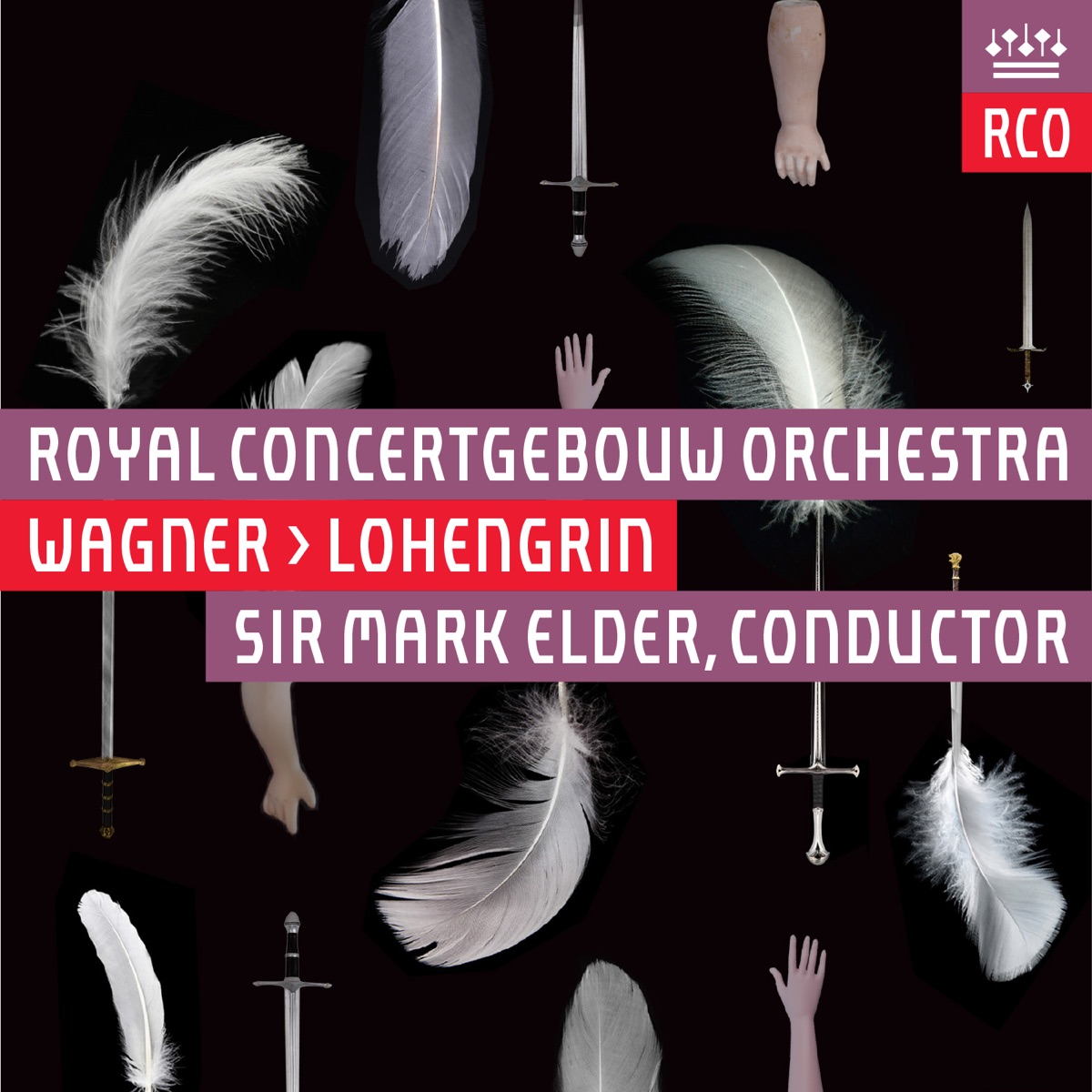 Wagner: Lohengrin (Live) by Sir Mark Elder, Royal Concertgebouw Orchestra, Camilla Nylund & Klaus Florian Vogt album cover