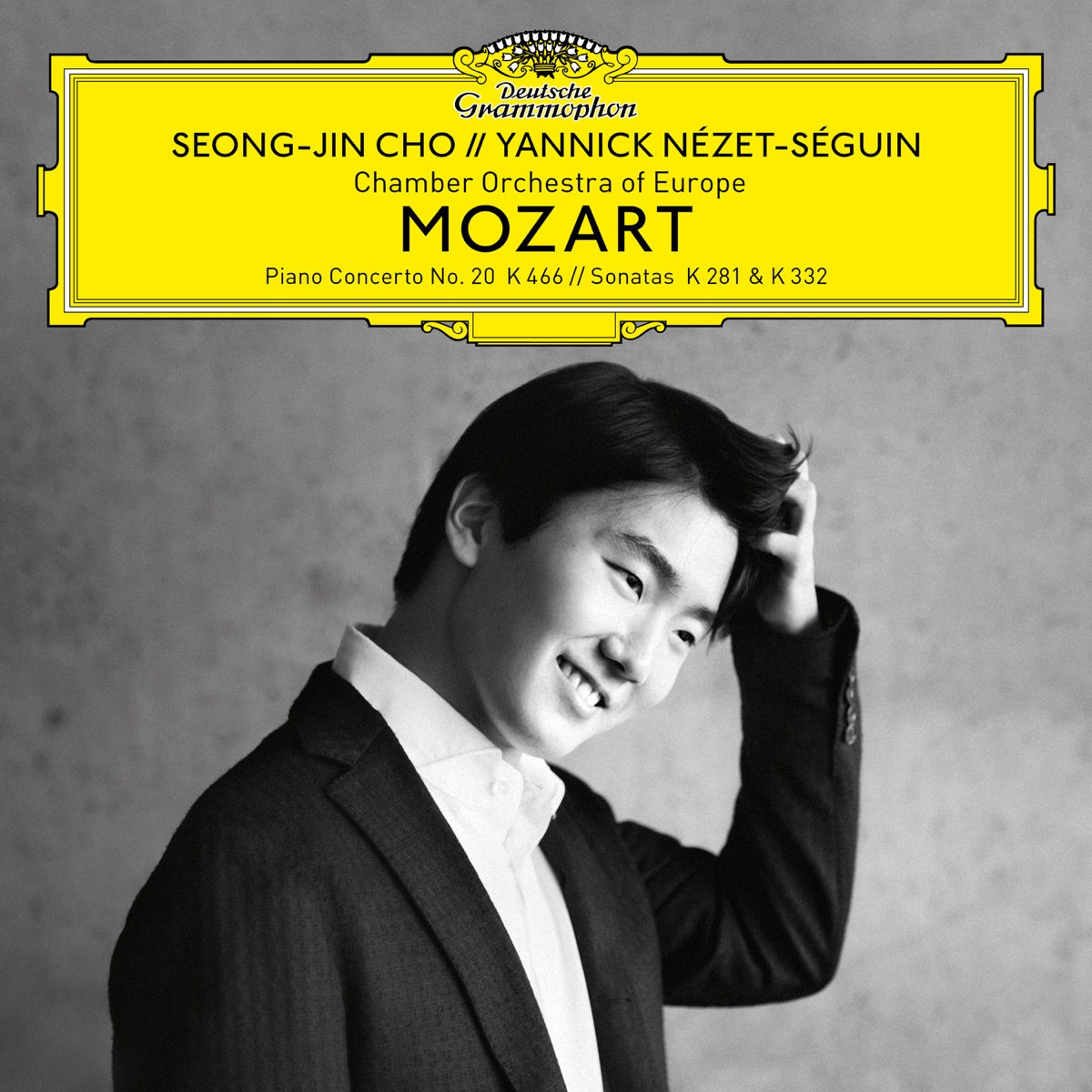 Mozart: Piano Concerto No. 20, K. 466; Piano Sonatas, K. 281 & 332 by Seong-Jin Cho, Chamber Orchestra of Europe & Yannick Nézet-Séguin album cover