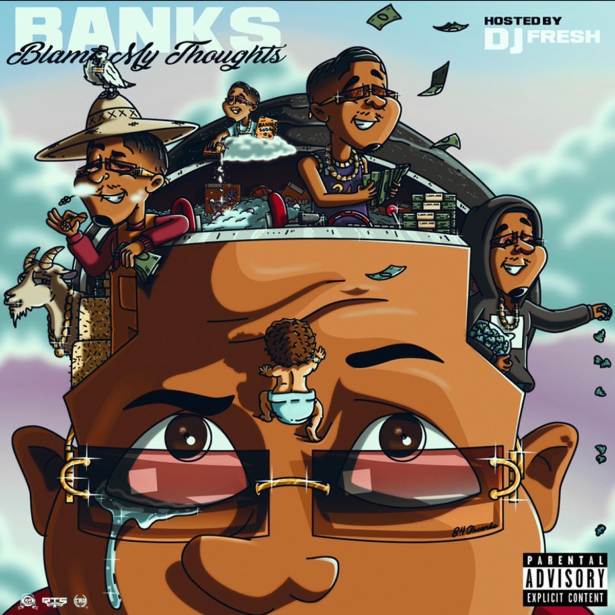 Blame My Thoughts by Banks Benjamin album cover