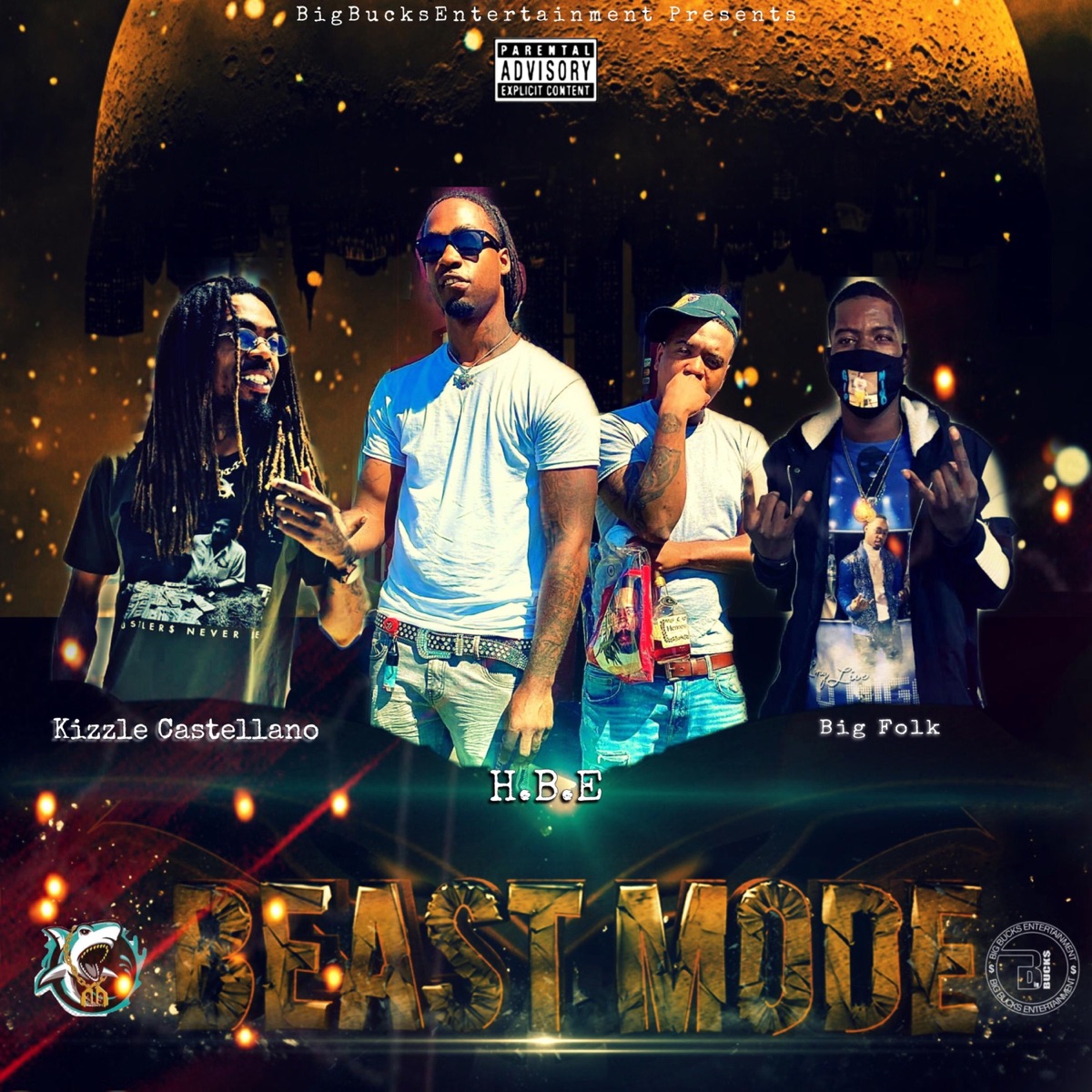 Beast Mode (feat. HBE & Big Folk) - Single by Kizzle Castellano album cover