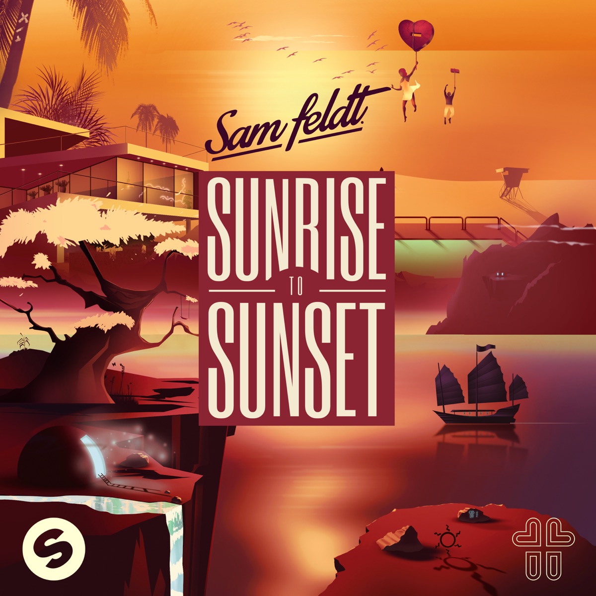 Sunrise To Sunset by Sam Feldt album cover