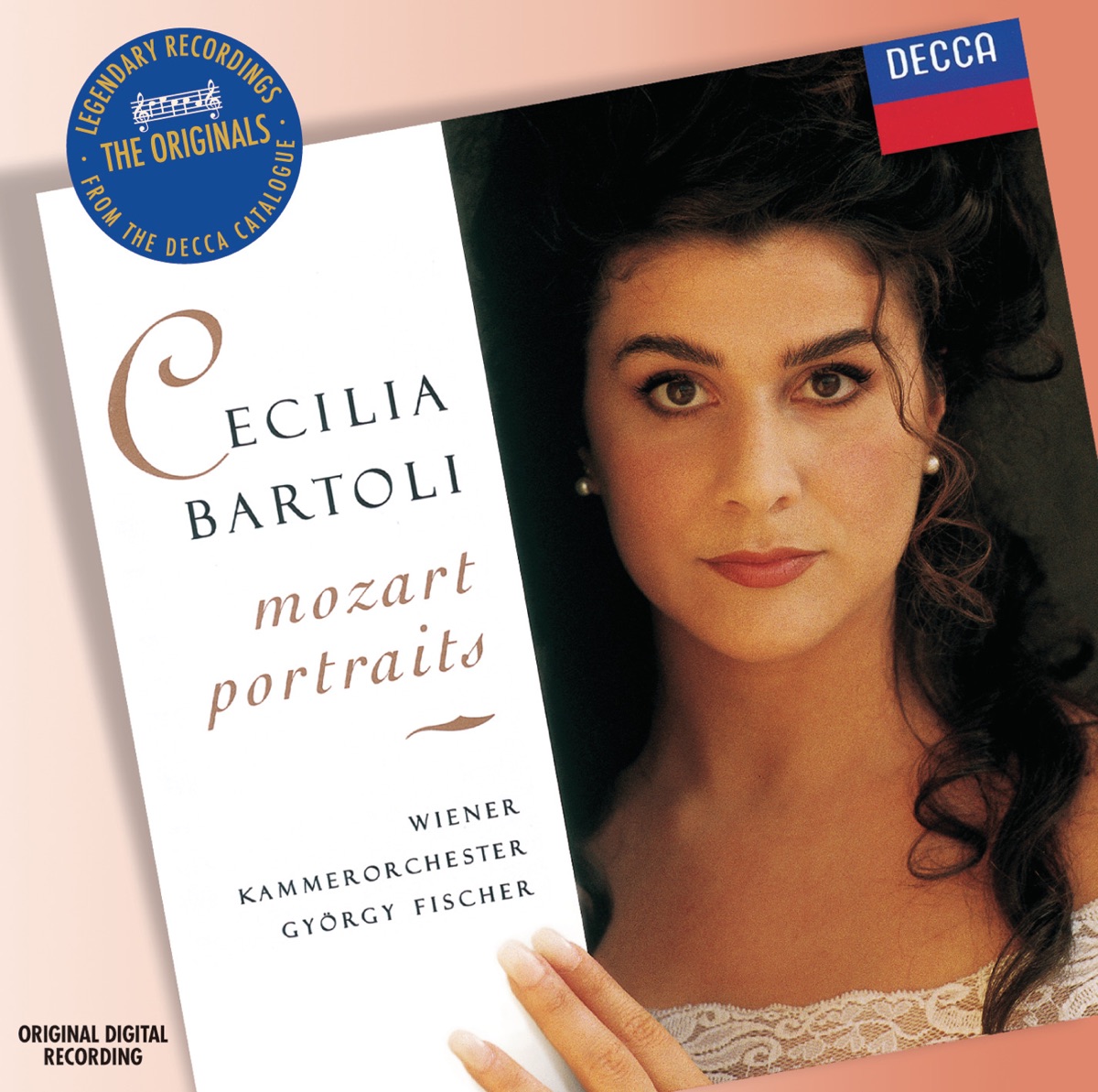 Mozart Portraits by Cecilia Bartoli, György Fischer & Wiener Kammerorchester album cover