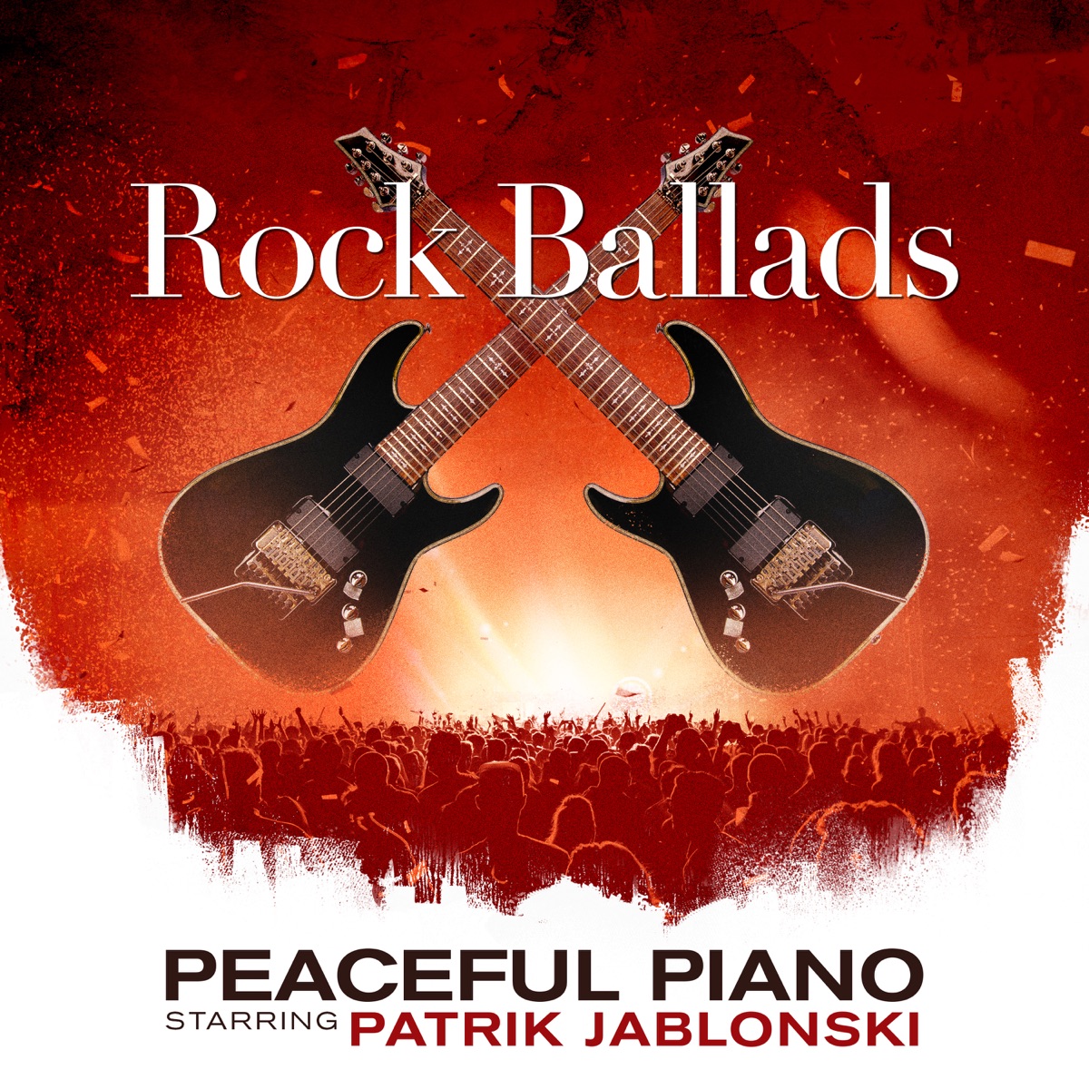 Rock Ballads: Peaceful Piano by Patrik Jablonski album cover