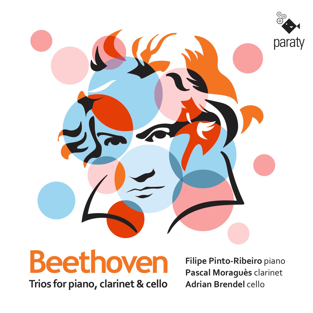 Beethoven: Trios for Piano, Clarinet and Cello, Op. 11 & 38 by Filipe Pinto-Ribeiro, Pascal Moraguès & Adrian Brendel album cover