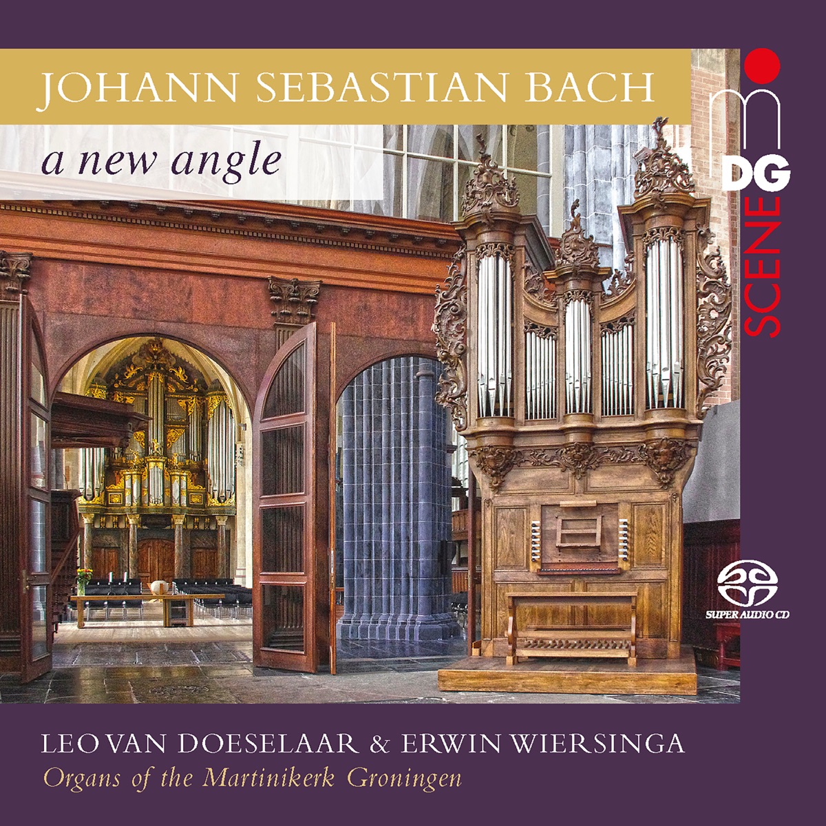 Bach: A New Angle by Leo Van Doeselaar & Erwin Wiersinga album cover