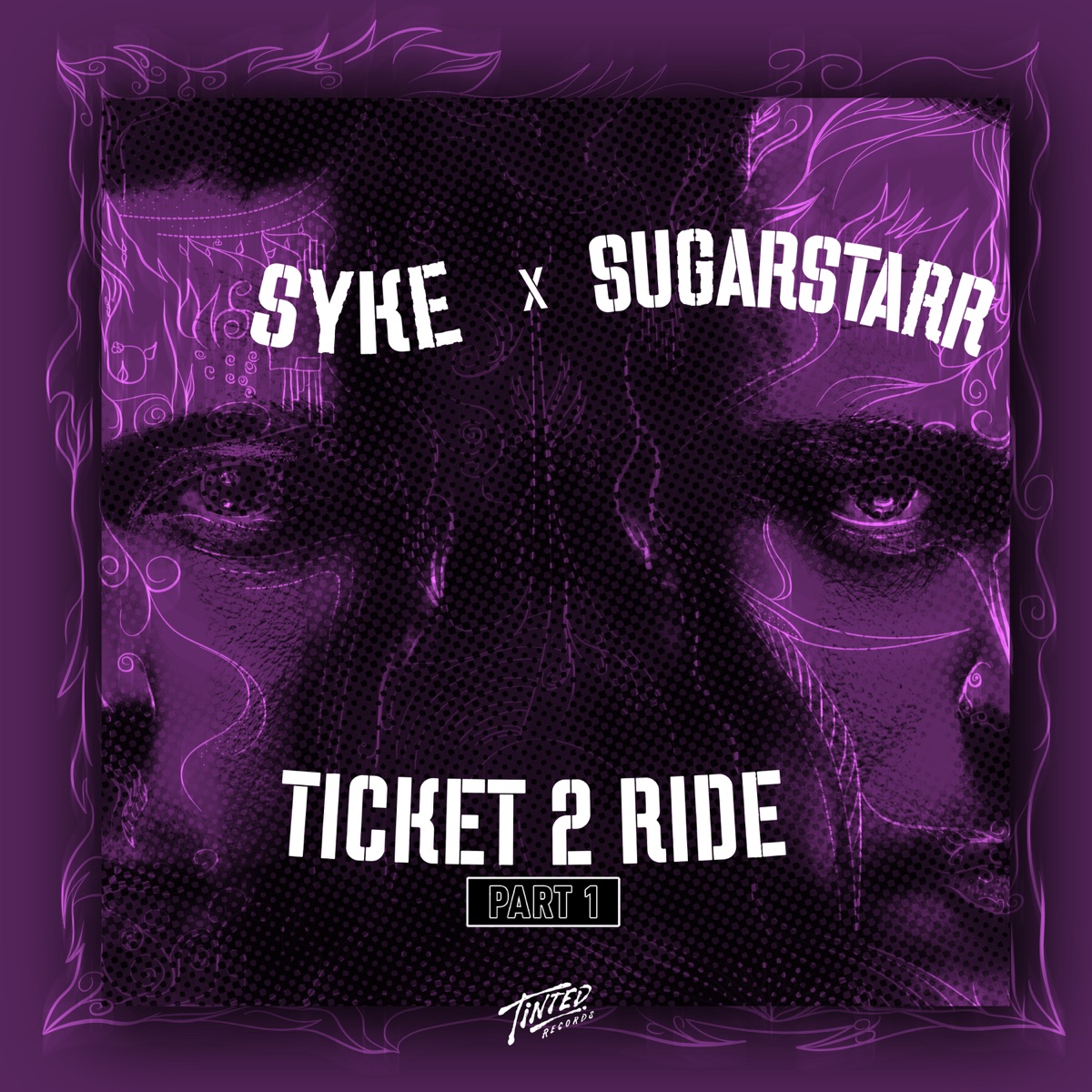 Ticket to Ride, Pt. 1 - EP by Syke 'n' Sugarstarr album cover