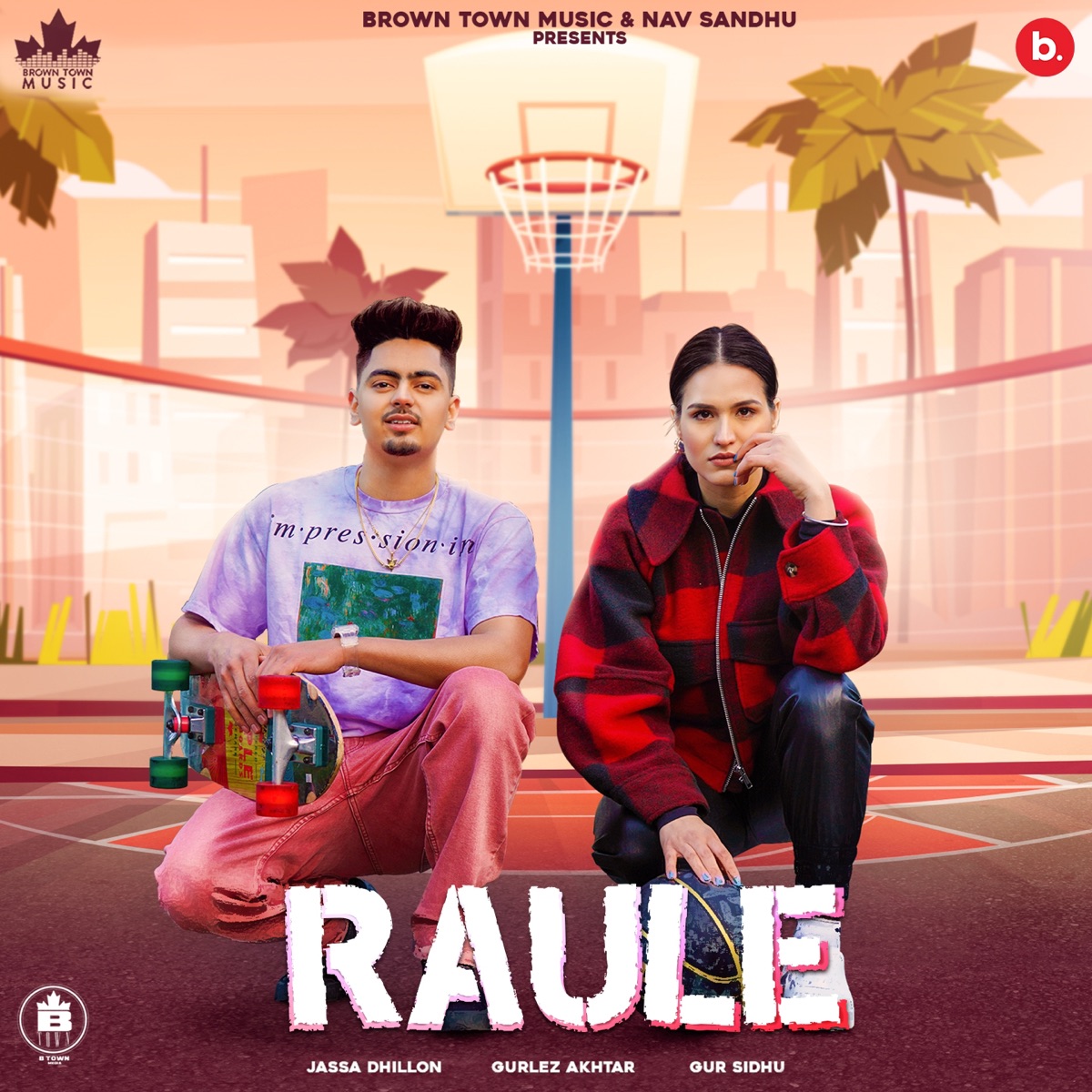 Raule - Single by Jassa Dhillon, Gur Sidhu & Gurlej Akhtar album cover