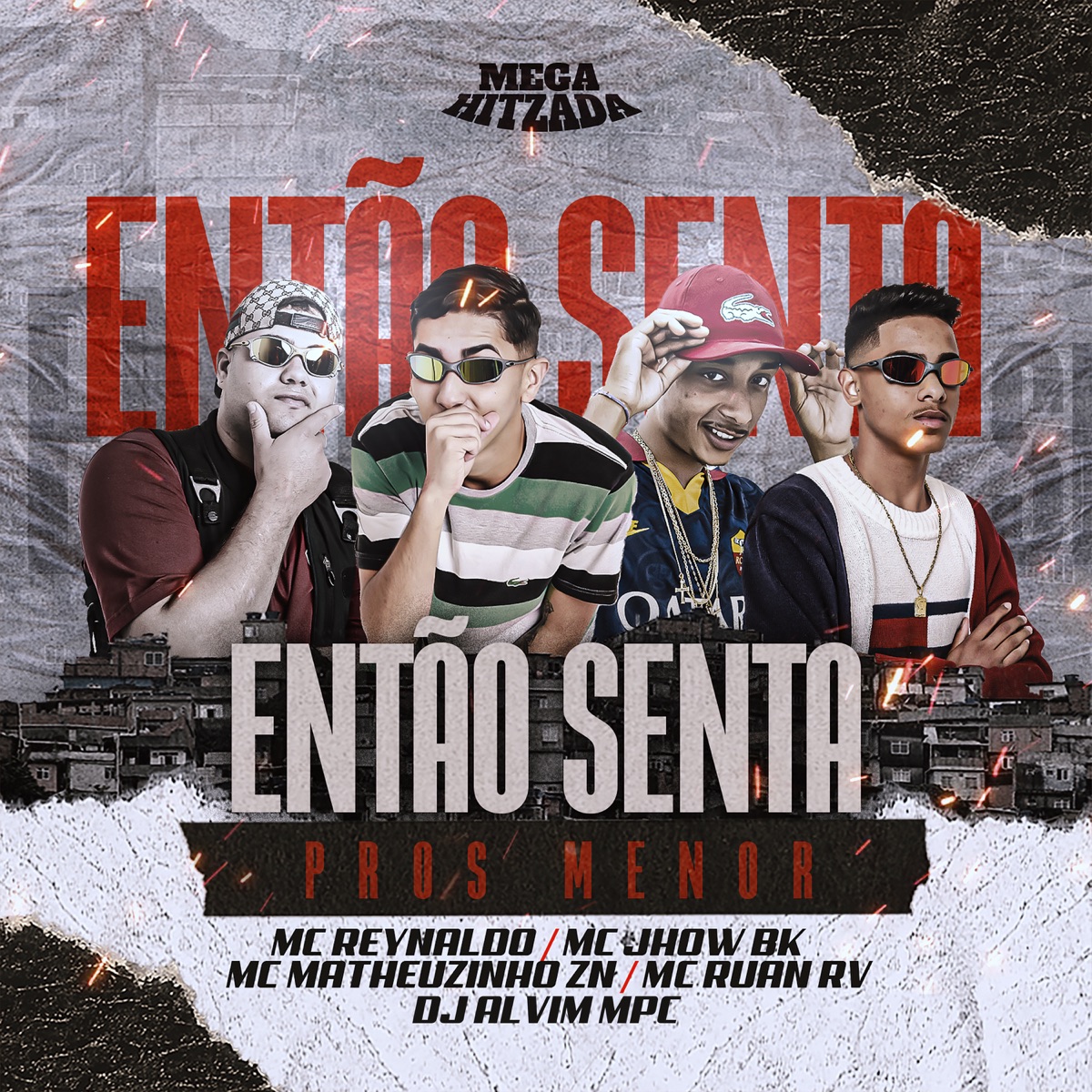 Então Senta Pros Menor - Single by Mc Reynaldo, Mc Jhow Bk, Mc Matheuzinho ZN, Mc Ruan RV & Dj Alvim MPC album cover