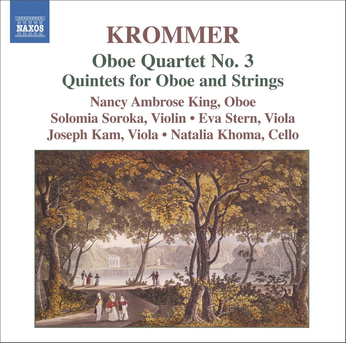 Krommer: Oboe Quartet No. 3 - Oboe Quintets Nos. 1-2 by Solomia Soroka, Nancy Ambrose King, Eva Stern, Natalia Khoma & Joseph Ho-Pang Kam album cover