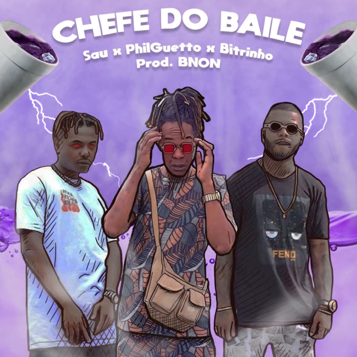 Chefe do Baile - Single by Sâu, Philguetto & Bitrinho album cover