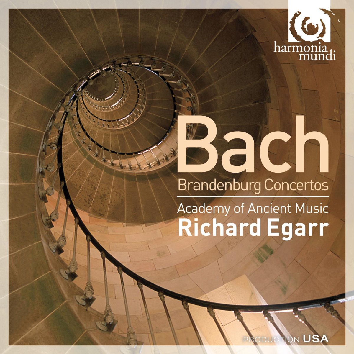 Bach: Brandenburg Concertos by Academy of Ancient Music & Richard Egarr album cover