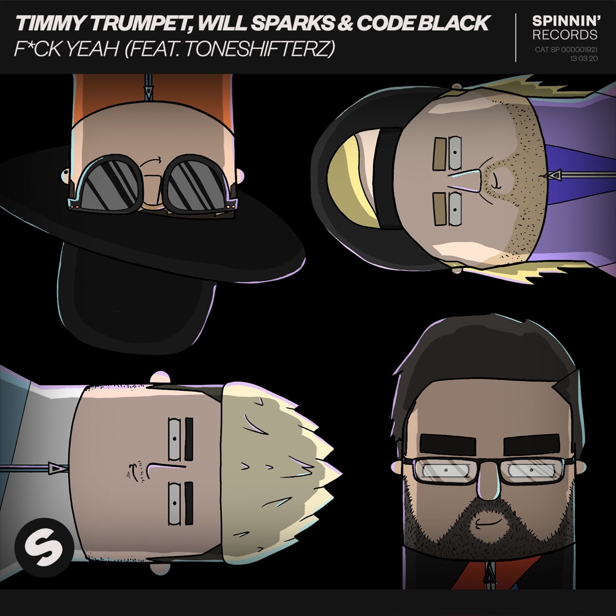 F**K YEAH (feat. Toneshifterz) - Single by Timmy Trumpet, Will Sparks & Code Black album cover