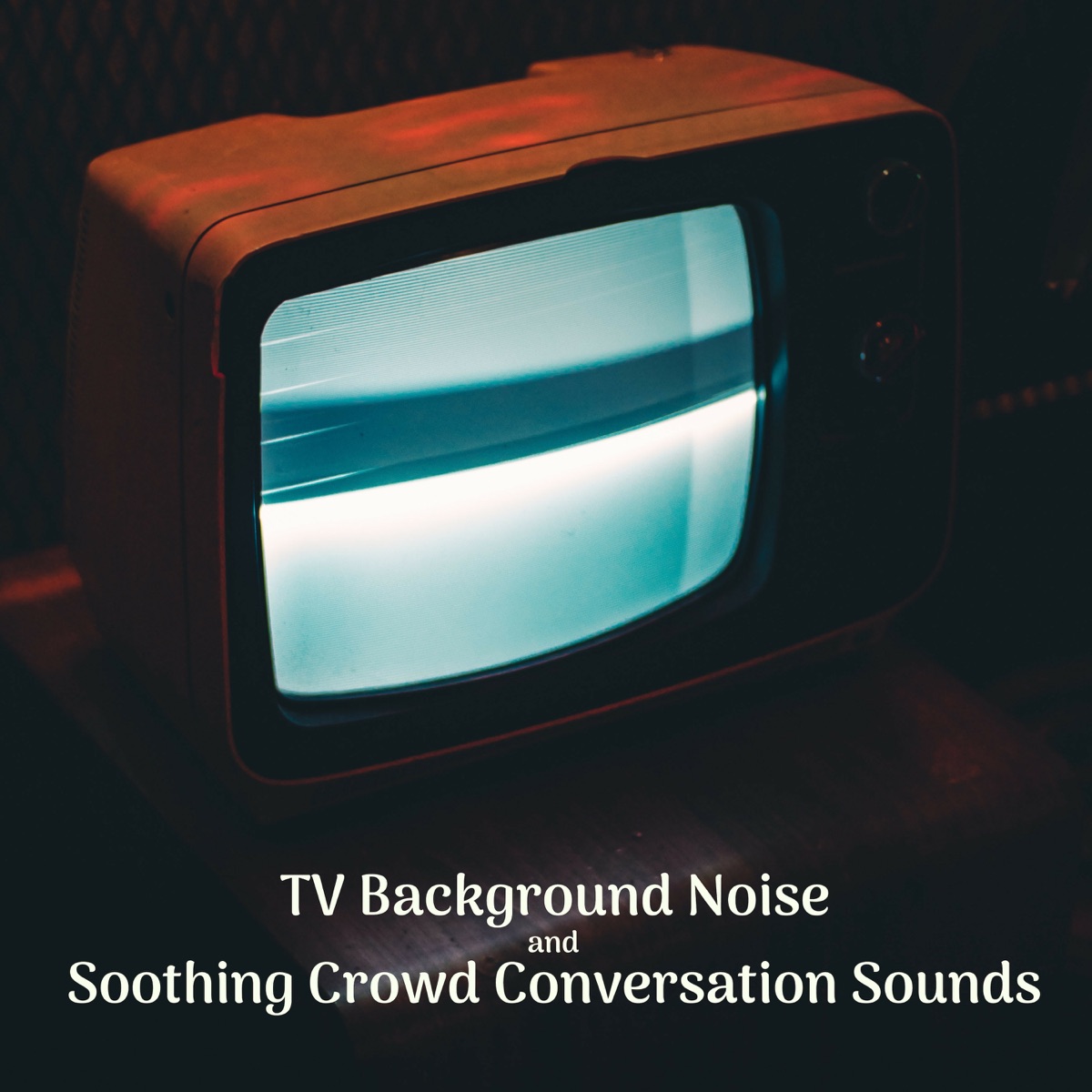 TV Background Noise and Soothing Crowd Conversation Sounds by SleepTherapy album cover artwork