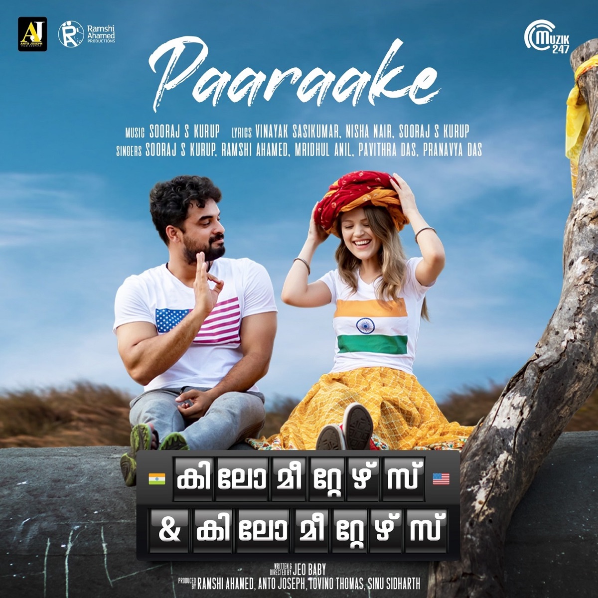 Paaraake (From "Kilometers & Kilometers") - Single by Sooraj S. Kurup, Ramshi Ahamed & Mridhul Anil album cover