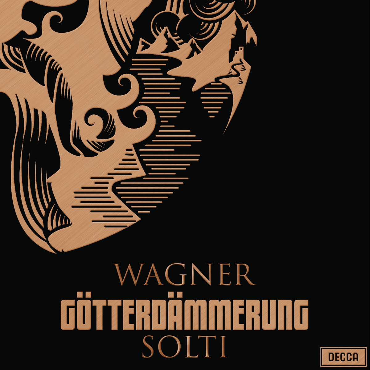 Wagner: Götterdämmerung, WWV 86D by Sir Georg Solti, Vienna Philharmonic, Birgit Nilsson, Wolfgang Windgassen & Gottlob Frick album cover