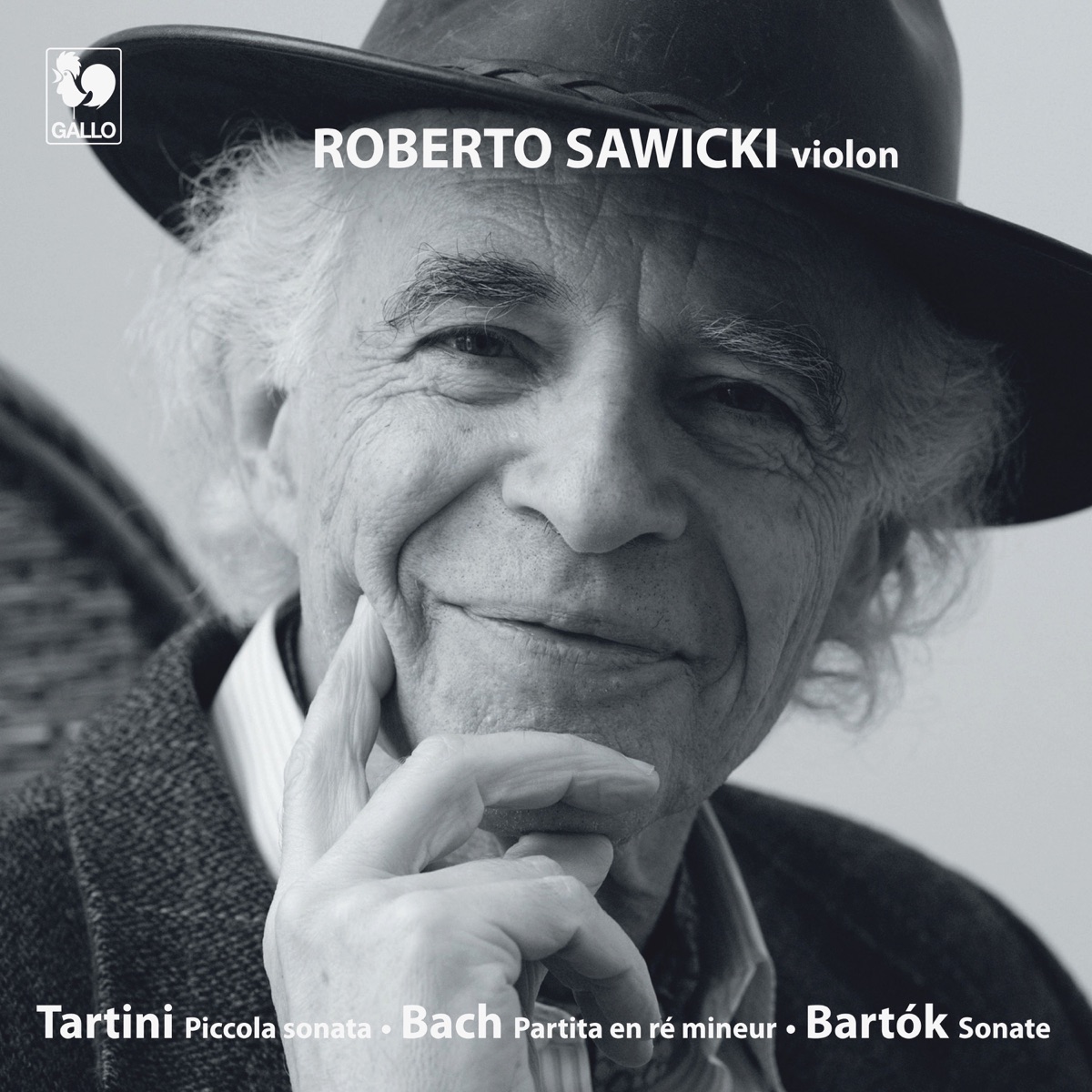 Tartini: Piccola Sonata for Solo Violin in D Major, B.D4 - Bach: Partita for Solo Violin No. 2 in D Minor, BWV 1004 - Bartók: Sonata for Solo Violin, Sz. 117 by Roberto Sawicki album cover