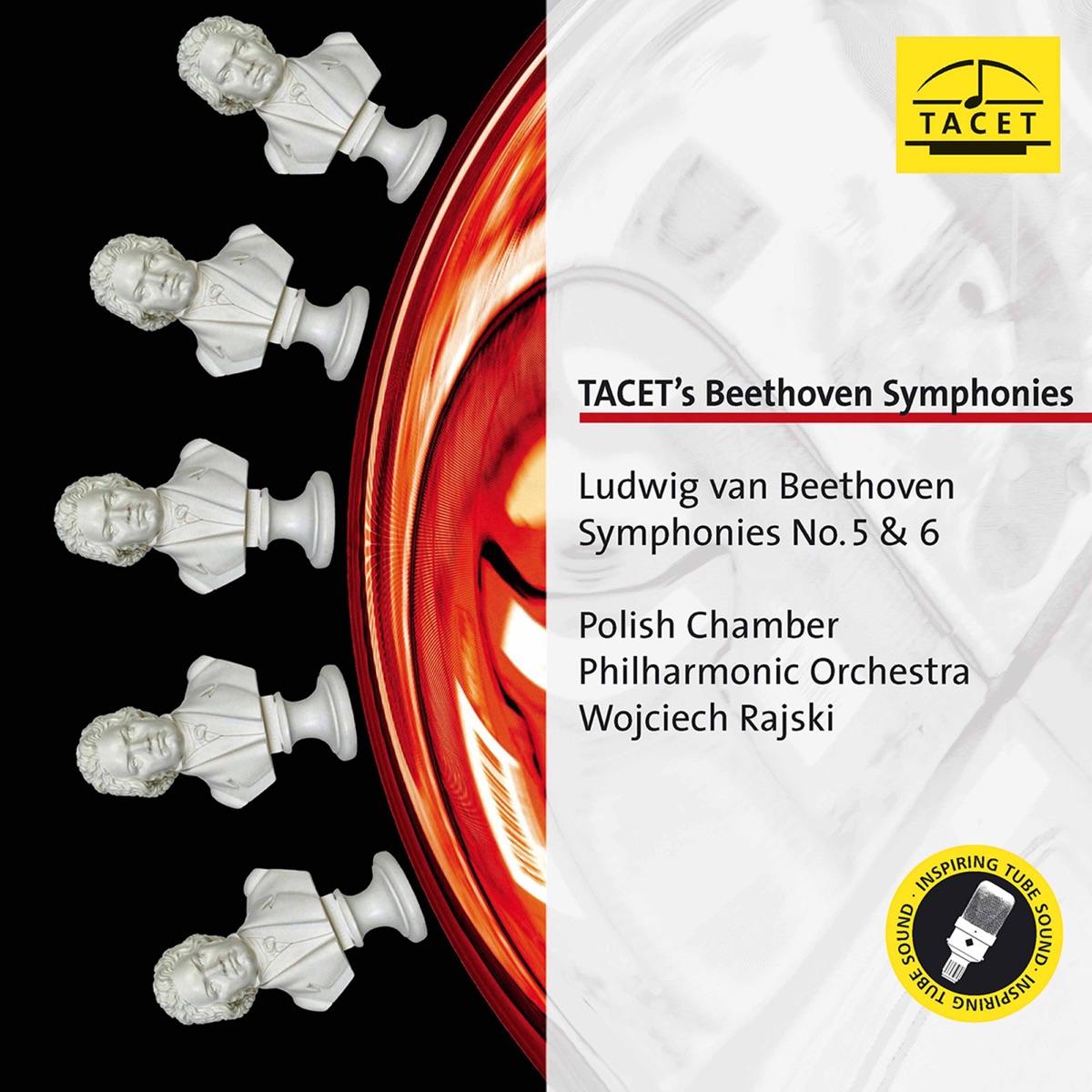Beethoven: Symphonies Nos. 5 & 6 by Polish Chamber Philharmonic Orchestra Sopot & Wojciech Rajski album cover