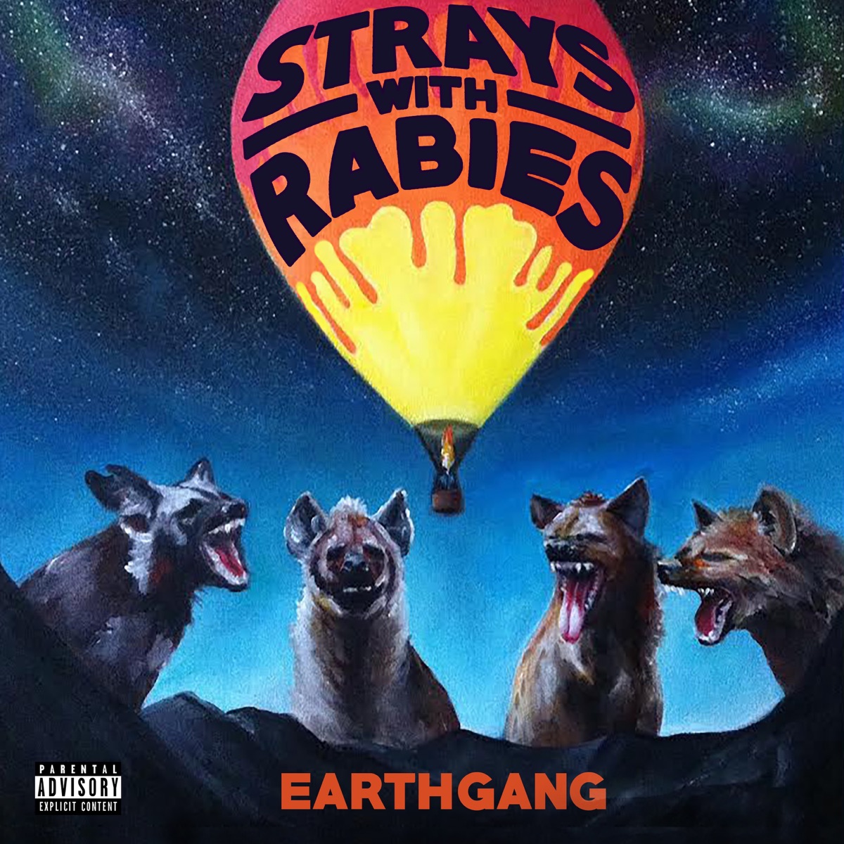 Strays with Rabies by EARTHGANG album cover