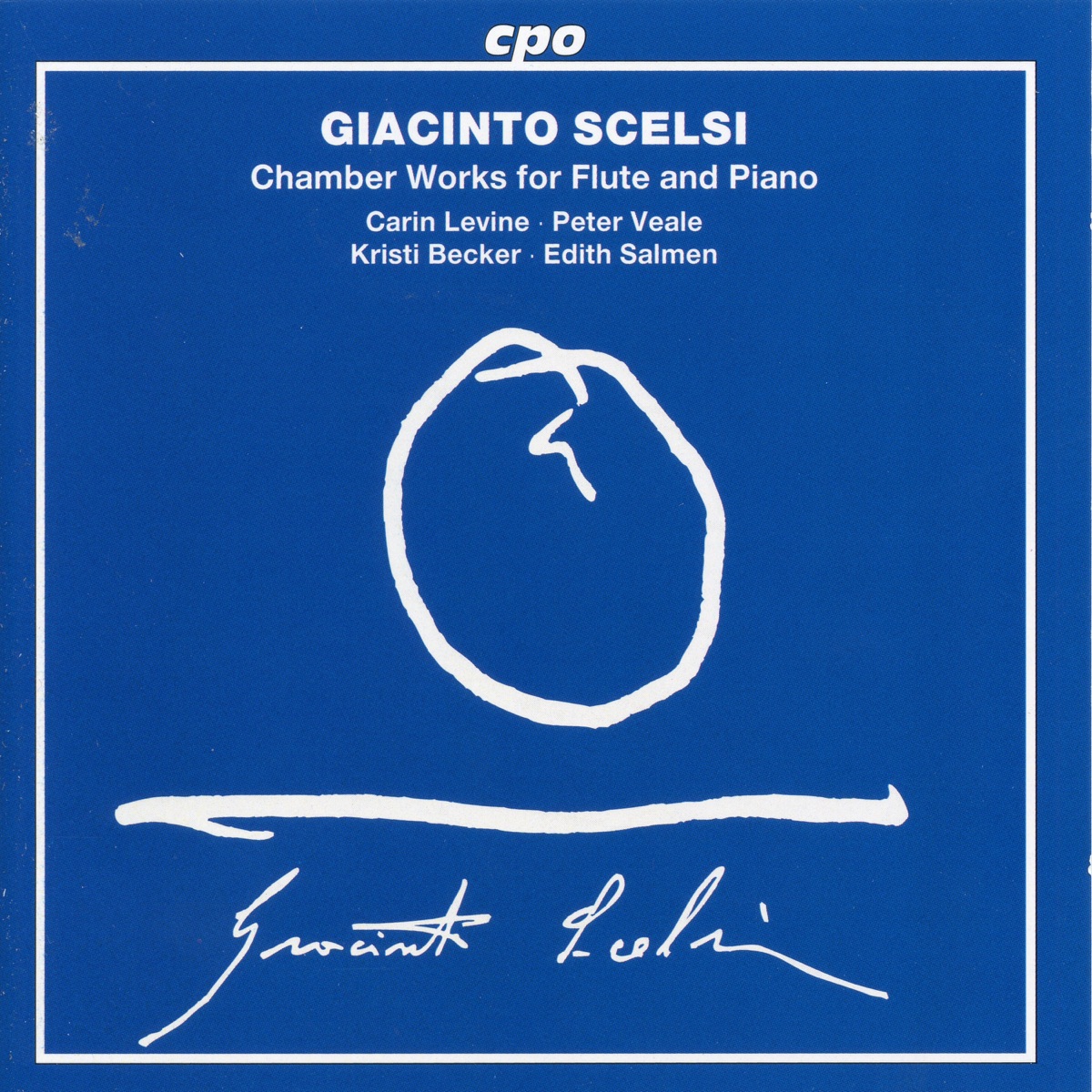 Scelsi: Chamber Works for Flute & Piano by Carin Levine & Kristi Becker album cover