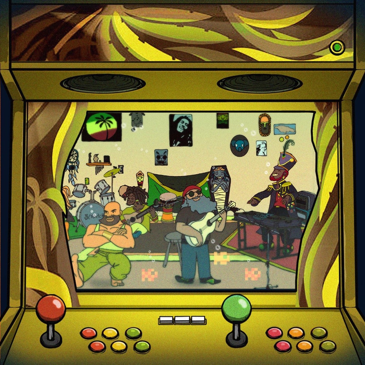 Аквариум in Dub by Akvarium & Lee "Scratch" Perry album cover