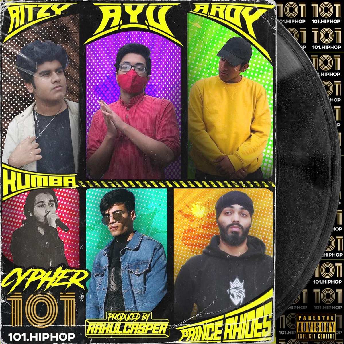 Cypher - Single by A. Roy, RAHULCASPER, Prince Rhides, A.Y.U., KuMba & Ritzy album cover