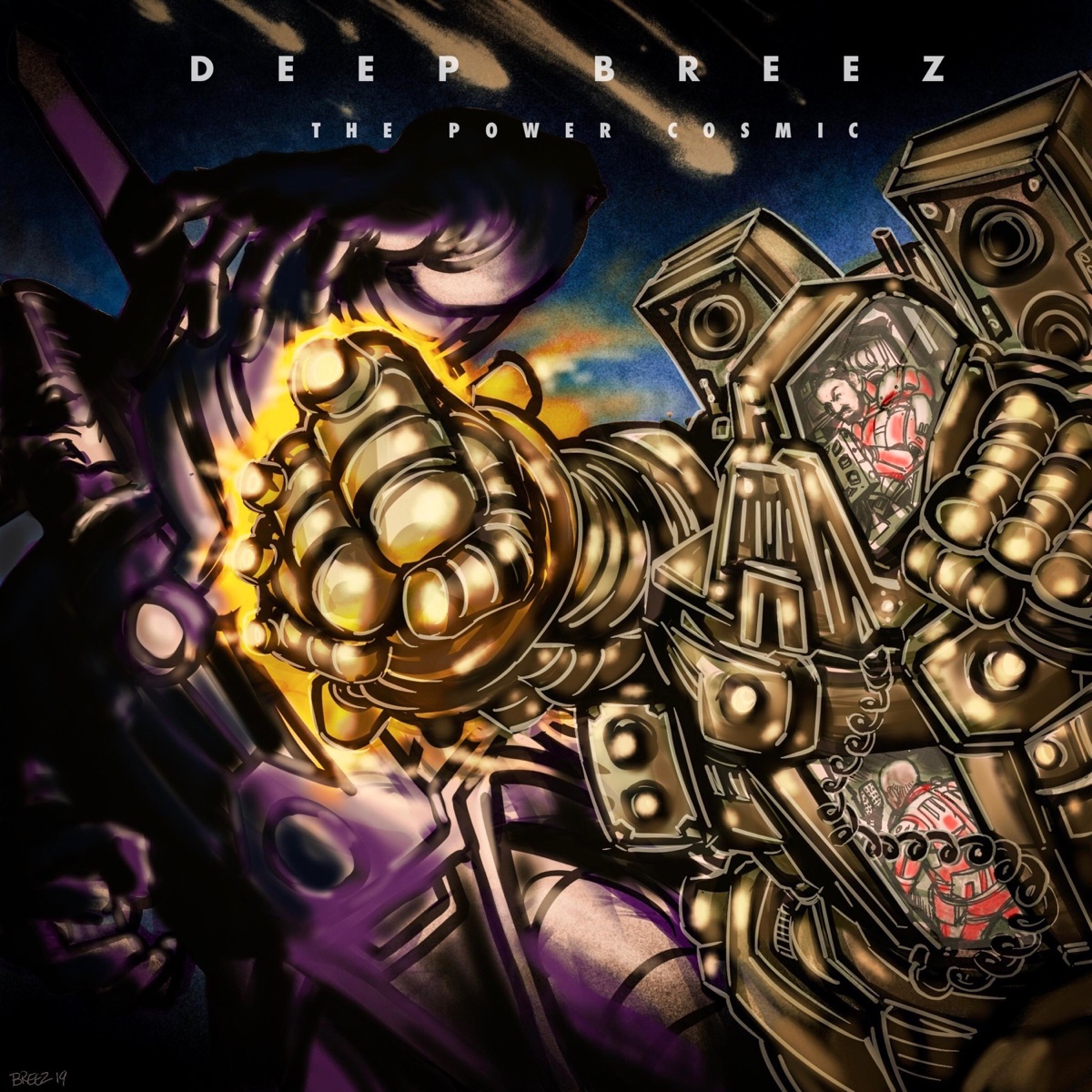Deep Breez: The Power Cosmic by Breez Evahflowin album cover