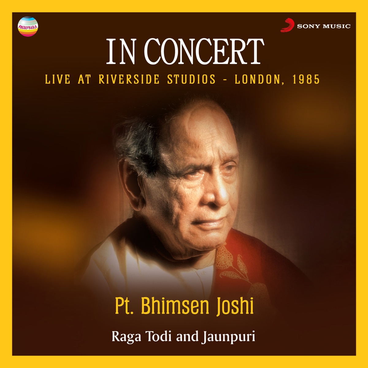 In Concert : Raga Todi And Jaunpuri (Live At Riverside Studios, London, 1985) by Pt. Bhimsen Joshi, Shashikant Muley & Purushottam Walawalkar album cover