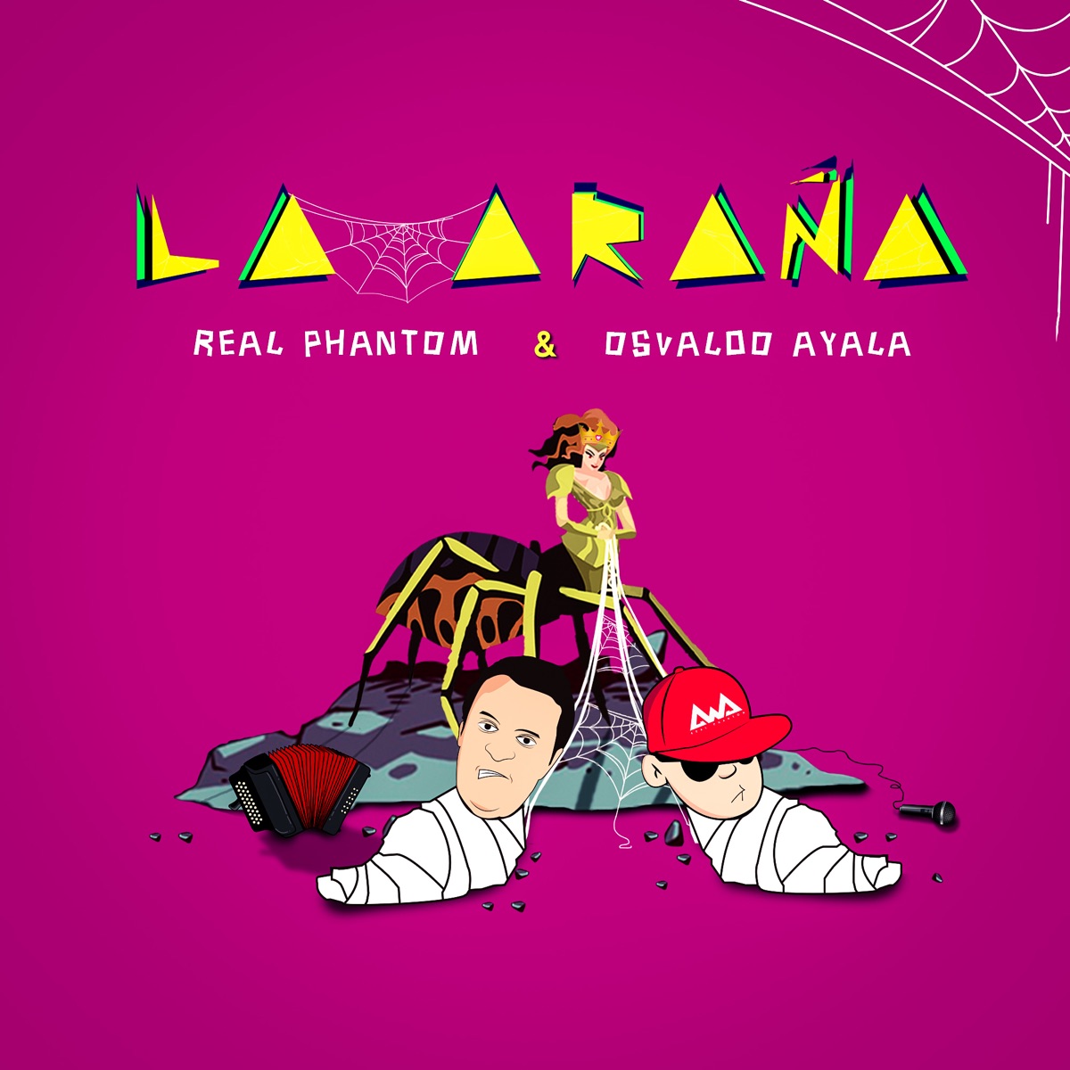 La Araña (feat. Real Phantom) - Single by Osvaldo Ayala & Real Phantom album cover