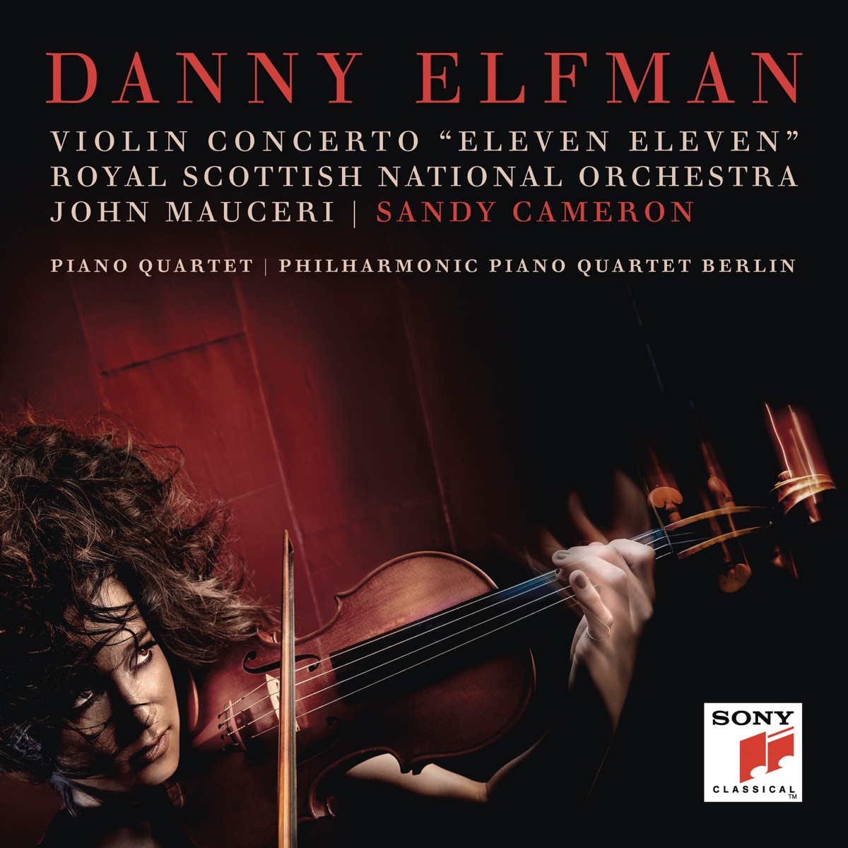 Violin Concerto "Eleven Eleven" and Piano Quartet by Sandy Cameron, Royal Scottish National Orchestra, John Mauceri & Philharmonic Piano Quartet Berlin album cover